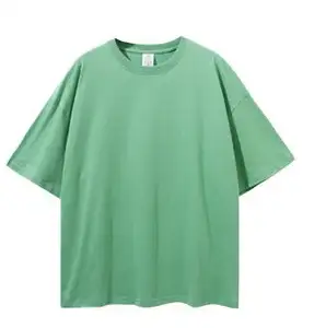 उच्च गुणवत्ता यूनिसेक्स 100% कपास कस्टम लोगो tshirt प्रिंट ब्रांड निजी लेबल पूर्व सिकुड़ कस्टम वृहदाकार टी शर्ट