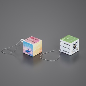 Tùy Chỉnh In Ấn Mini Ma Thuật <span class=keywords><strong>Cube</strong></span> Keychain Trang Trí Quảng Cáo Câu Đố <span class=keywords><strong>Cube</strong></span> Giáo Dục Lưu Niệm Bộ Sưu Tập Quà Tặng Đồ Chơi - Product Image 2