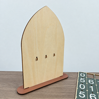 Compteur de lecture en bois sur le thème de la forêt, affichage numérique à feuilletage pour livres lus cette année, pour les amateurs de livres et la décoration de bibliothèque à domicile