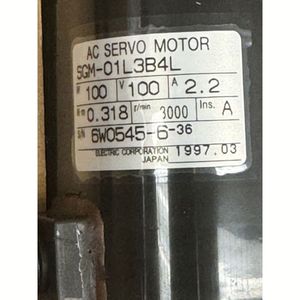 Motor SGM-01L3B4L en Caja, Motor de Corriente Alterna, Equipo Eléctrico - Product Image 4