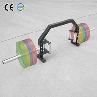 Barre hexagonale ouverte VIGFIT avec poignées rotatives, barre hexagonale à cadre ouvert, idéale pour les exercices de soulevé de terre et les exercices avec barre hexagonale, utilisation en salle de sport