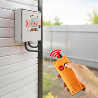Control Remoto Inalámbrico Universal de Alta Potencia 200M 433Mhz, Impermeable, Recargable, Industrial, 2 Botones, Código de Aprendizaje, Plástico, para el Hogar