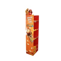 Exhibidores Plegables Personalizados para Comercios, para Alimentos, Papas Fritas, Granos de Café, Chocolate, Exhibidores de Cartón para Botellas