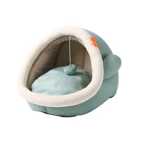 Cama para Gatos de Algodón Suave y Cálida al por Mayor y Caseta Portátil para Gatos, Perros y Animales Pequeños - Transpirable, Lavable y Duradera
