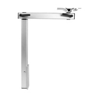 Pied de bureau en alliage d'aluminium réglable en hauteur détachable Rotation à 360 degrés Accessoires de jambe de table amovibles modernes pour hôtels RV