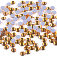 SS10 Kristal Jernih Lem Kuat Flatback Hot Fix Rhinestones, Aksesoris Pakaian Hotfix Rhinestone