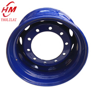 11.75x 22.5cheap chinois européen tranpor transport accessoires oem forgé jantes spéciales 8 trous 10 trous pour 385/65R22.5