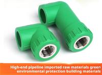 Raccord de tuyau PPR 90 degrés filetage femelle coude accouplement té prise Union adaptateur haute qualité Tube d'eau connecteur de plomberie