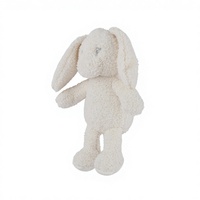 Peluche de lapin brodée douce, rembourrage en coton PP polyester, lapin en peluche super doux et mignon, cadeau de confort pour enfants et bébés