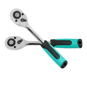 Llave de trinquete de liberación rápida para reparación de automóviles de 1/2 "y 1/2"/1/4 "con llave ajustable de 48 dientes - Product Image 6