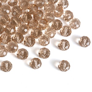 Perles <span class=keywords><strong>en</strong></span> <span class=keywords><strong>verre</strong></span> cristal <span class=keywords><strong>en</strong></span> gros, perles rondelles 4/6/8mm Bestone AB transparentes à facettes, perles bicones lâches pour la fabrication de bijoux DIY et le lampwork - Product Image 2