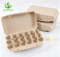 Sumkoka Cartons et boîtes à œufs biodégradables en pulpe renouvelable de haute qualité, écologiques, personnalisables, recyclables, fabriqués en Chine