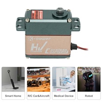 Servomoteur de direction RC haute vitesse Kpower DHV822 0,06 sec, 11,8 kg, engrenage métallique, moteur sans noyau pour voitures et avions RC