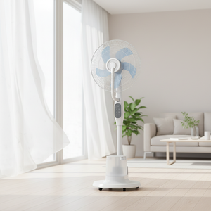 <span class=keywords><strong>Ventilateur</strong></span> à brume d'eau électrique numérique en plastique avec télécommande, oscillation et minuterie pour la maison, l'extérieur et l'hôtel - Product Image 2