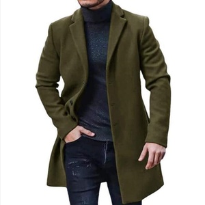 Abrigo de Moda para Hombre, Mezcla de Lana, Estilo Casual y de Negocios, Gabardina, Abrigo Informal para Hombre, Chaquetas - Product Image 5