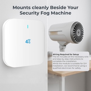 App điều khiển từ xa Chống trộm máy phát điện sương mù 150 mét khối Hệ thống an Ninh với mạng IP - Product Image 5