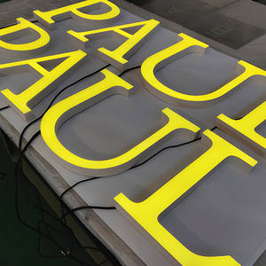 لافتات حروف قناة LED أكريليك خارجية مقاومة للماء، إضاءة أمامية ثلاثية الأبعاد لشعار الأعمال مع محول معتمد من UL لشاحنات الطعام الأمريكية - Product Image 1