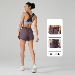 Pantaloni corti <span class=keywords><strong>palestra</strong></span> Jogger <span class=keywords><strong>allenamento</strong></span> corsa pantaloncini da donna pantaloncini da bici da donna pantaloncini da Yoga - Product Image 5