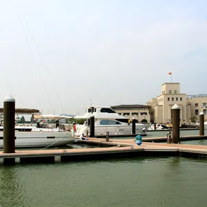 Güvenli Marina işlemleri için modüler yüzer Jetty kiti hızlı montaj üstün dayanıklılık kaymaz zemin kaplaması