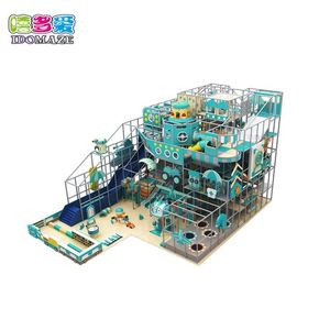 IDO MAZE Commercial Indoor <span class=keywords><strong>Playcenter</strong></span> para niños Fibra de vidrio y acero Interior Patio de recreo de madera Estructura Maze Indoor Playgraund - Product Image 2