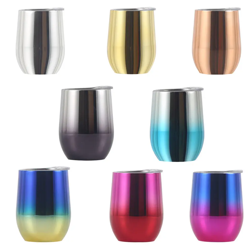 12 oz Stainless Steel Tumbler with Lid and Double Wall Vacuum Travel Tumbler Cup for Coffee