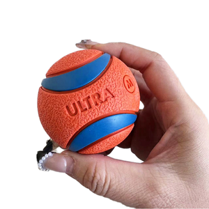 Pet için sıcak satış çevre dostu turuncu kauçuk köpek kabarık topu - Product Image 2