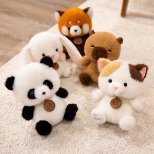 Personnalisé 16cm Unisexe Super Doux Soulagement Du Stress Petit Jouet En Peluche Mignon <span class=keywords><strong>Lapin</strong></span> <span class=keywords><strong>Lapin</strong></span> Animaux En Peluche PP Coton Cadeau D'anniversaire - Product Image 4