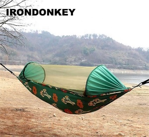 IRONODNKEY extérieur balançoire chaise hamac léger livraison rapide personnalisé Camping Nylon hamac moustique Camping accessoires - Product Image 2