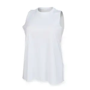 Women's High Neck <b>Slash</b> tank <b>top</b> custom merchandising - Product Image 3
