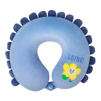 Nouvel Oreiller de Voyage en Mousse à Mémoire de Forme en U, Portable, Anti-Acariens, Léger, Confortable pour le Sommeil, la Voiture et les Voyages en Avion, Tissé