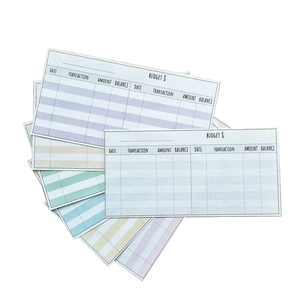 Biểu tượng tùy chỉnh in ấn 6 bộ giấy Ngân Sách Tiền Mặt phong bì - Product Image 6