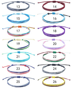 <span class=keywords><strong>Tobillera</strong></span> tejida con cordón de cera multicapa a la moda, pulsera colorida Bohemia para pie, ajustable, impermeable, para verano, playa, <span class=keywords><strong>Surf</strong></span>, tobilleras para mujer - Product Image 4