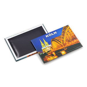 Prix bon marché d'usine Aimants pour réfrigérateur en étain avec souvenir de <span class=keywords><strong>photo</strong></span> personnalisés Aimants pour réfrigérateur en métal à bas quantité minimale de commande pour cadeaux de voyage - Product Image 2