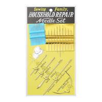 Ménage bricolage couture à la main Double hirondelle en forme de C aiguille incurvée tapis couture 27 pièces ensemble d'aiguilles en cuir