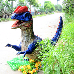 Dinosaurio Eléctrico de <span class=keywords><strong>Jurassic</strong></span> <span class=keywords><strong>World</strong></span>, Admite Personalización, Disfraz de Dinosaurio Realista, Marioneta de Dinosaurio Pequeño para Parque de Atracciones - Product Image 2