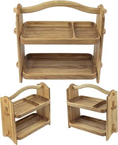 Ensemble de bocaux de rangement en bois pour la cuisine - Product Image 3