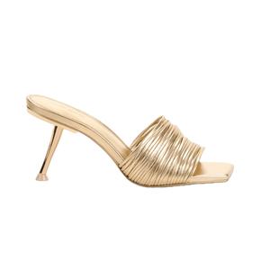 Sparkling Nightclub Beauty Girls Zapatos personalizados Sandales-femme Tacones altos 10cm Mule para Mujeres Damas Sandalias De Mujer - Product Image 1