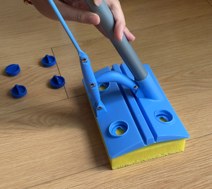 Gran oferta, nueva fregona de algodón de pulpa de madera, manos libres, enjuague en seco, limpieza para limpieza de suelos, fuerte absorción de aceite, eliminación de polvo - Product Image 1