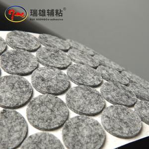 RUI XIONG Kaymaz 2mm Kalınlığında Mini Yuvarlak Yün Keçe Pedleri Kendinden Yapışkanlı Keçe Sandalye Pedleri Mobilya Ayakları Keçe Pedleri - Product Image 5