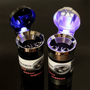 Cenicero para Auto Personalizado con Logotipo Personalizado, con Luz LED, Fácil de Abrir, Desmontable - Product Image 3