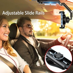 Gốc Đa Chức Năng 360 Xoay Có Thể Thu Vào Xe Điện Thoại Di Động Đứng Khung Giá Cho Xe Visor Gương Điện Thoại Núi Chủ - Product Image 2