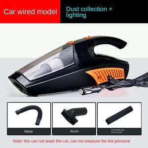 <span class=keywords><strong>Aspirateur</strong></span> de voiture <span class=keywords><strong>sans</strong></span> <span class=keywords><strong>fil</strong></span> humide et sec, usage domestique, 4-en-1, avec éclairage, gonfleur et fonction de lavage multifonctionnel, noir/orange, allume-cigare - Product Image 6