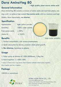 Polvo de aminoácido enzimático <span class=keywords><strong>para</strong></span> Agricultura Orgánica 45% 65% 80% polvos de fertilizante orgánico de Dora - Product Image 3