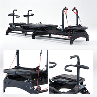 Reformer de Pilates Comercial CONTRON con Estructura Metálica, Duradero, Ecológico y Multifuncional para Estudio de Fitness