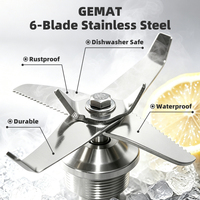 3 Liter Plastic BPA-vrije Blender, Huishoudelijke Hakmolen, Fruit- en Melkpers, Professionele Voedselverwerker