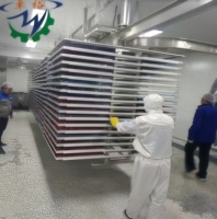 Commerciële automatische vriesdroogmachine 380V roestvrijstalen vacuümdroger voor fruit, groenten en voedselverwerking