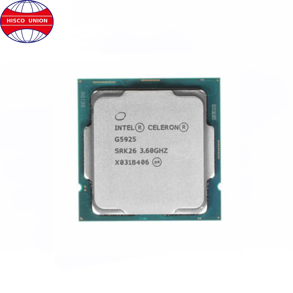Processore Desktop G5925 Comet Lake Dual-Core 3.6 GHz LGA 1200 58W