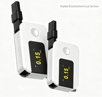 Alat Tes Alkohol Napas Airsense K1 dengan Sensor Sel Bahan Bakar, Layar Digital, Desain Portabel, Baterai Lithium, dan Corong Mulut yang Dapat Dilepas