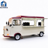 Camion de vente de crèmes glacées de luxe puissant avec congélateur et cuisine complète à vendre sur le marché américain, européen et australien