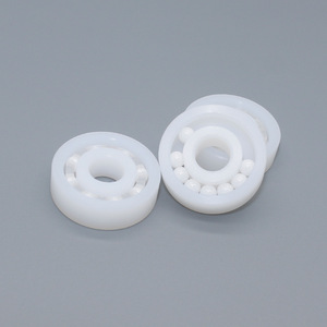 Rodamiento de Bolas de Ranura Profunda de Cerámica 6200, Suministro Directo de Fábrica, Mezcla de Plástico PP y Resina Termoplástica de Circonio PE - Product Image 1